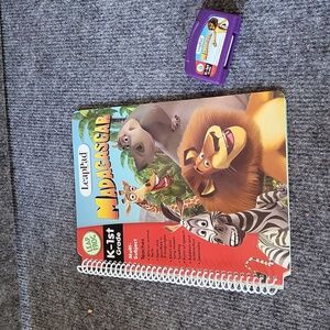 Leapfrog LeapPad madagascar book and Game
